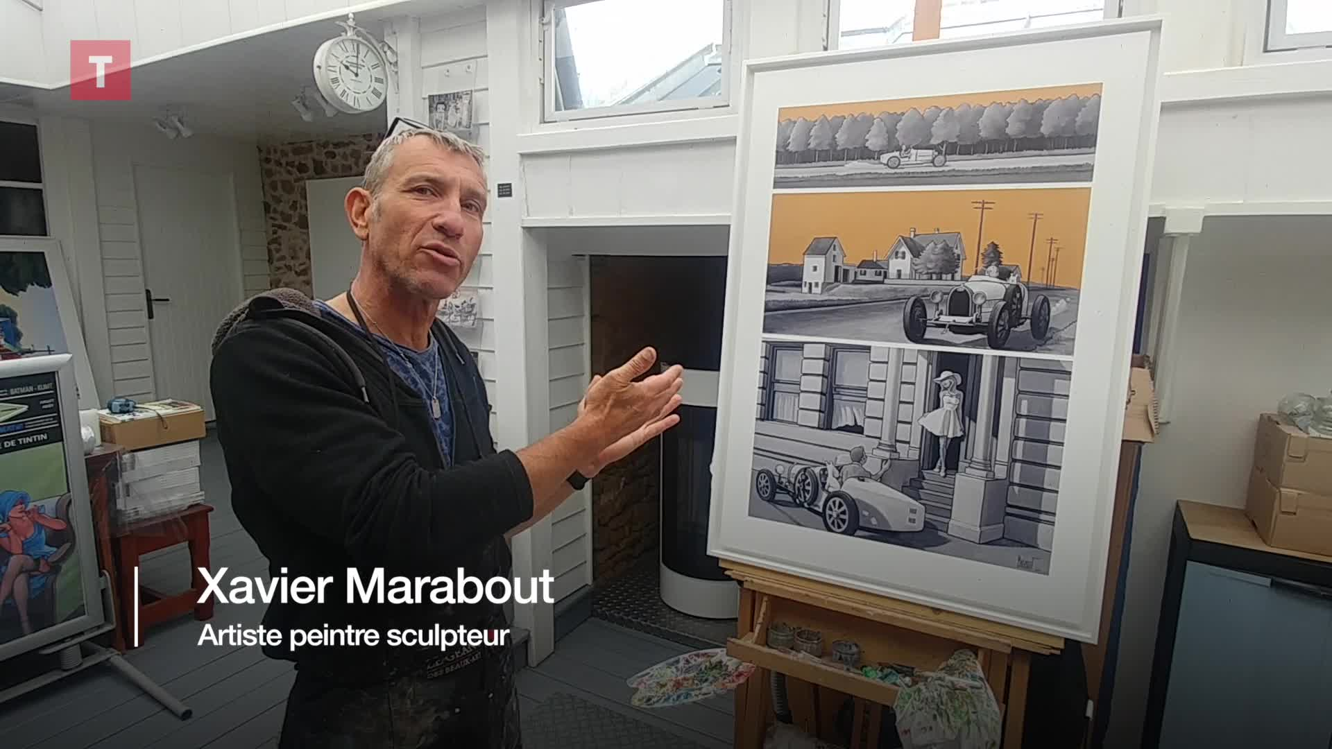 L’artiste breton Xavier Marabout pourra-t-il continuer de voir Tintin en peinture ? (Le Télégramme)
