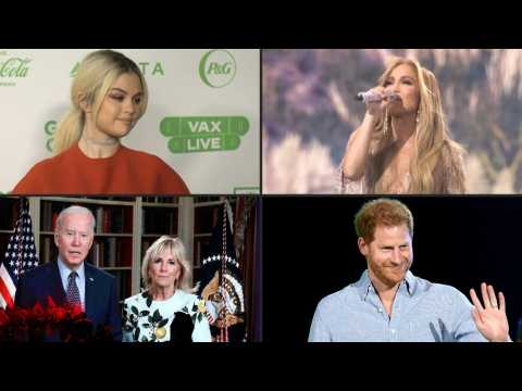 Bidens, Harry and Jennifer Lopez featured at 'Vax Live' concert