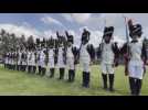 Reenactment of the Battle of Ligny to commemorate 200th anniversary of Napoleon's death