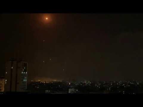 Israel air defence system intercepts rockets launched from Gaza
