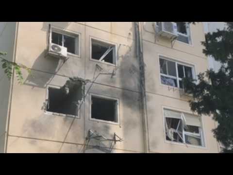 At least four wounded by rocket fired from Gaza at Israeli residential building