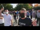 Demonstration in Pristina against coronavirus restrictions
