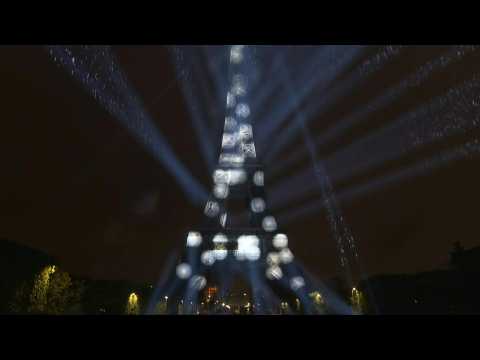 The Eiffel Tower lights up with renewable hydrogen energy