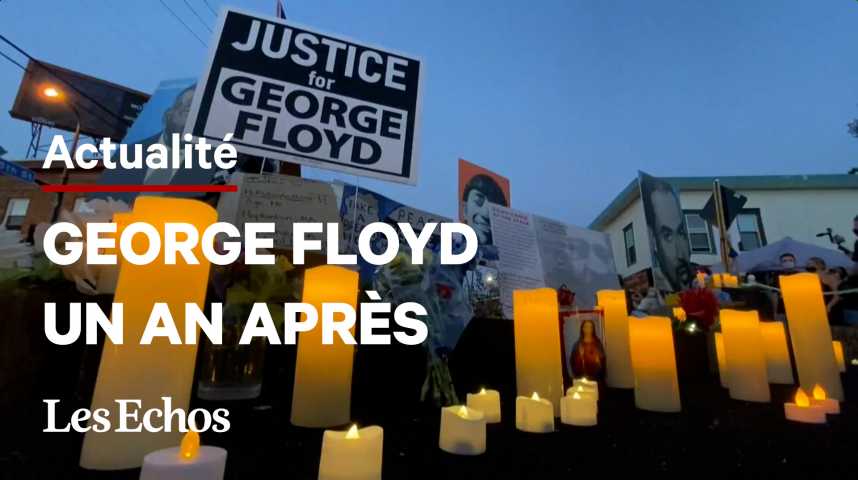 Illustration pour la vidéo  Mort de George Floyd, un an après : des commémorations et une loi