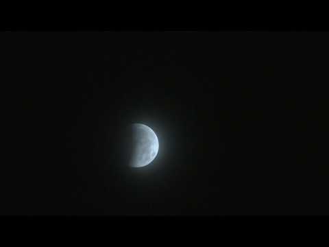 Lunar eclipse seen from Mexico