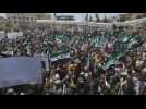 Syrian opposition protests before the presidential elections