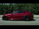 The new Alfa Romeo Giulia GTA in ETNA Red Driving Video
