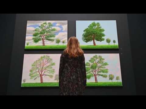 Hockney's new work on display at London's Royal Academy