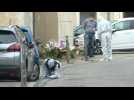 French police, forensics investigate scene of officer's killing
