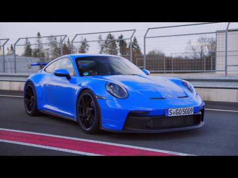 The new Porsche 911 GT3 Design in Shark Blue