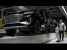 The production of the Audi Q4 e-tron - Assembly line