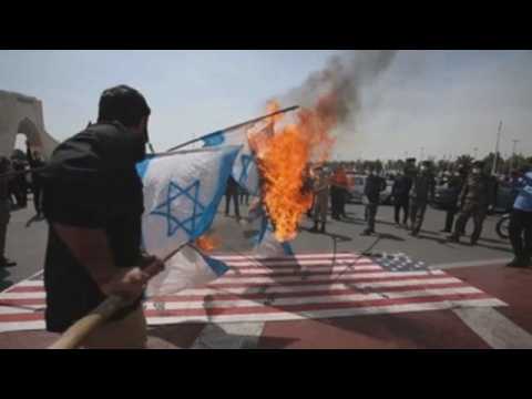 Iranians celebrate Al Quds Day with pandemic car marches