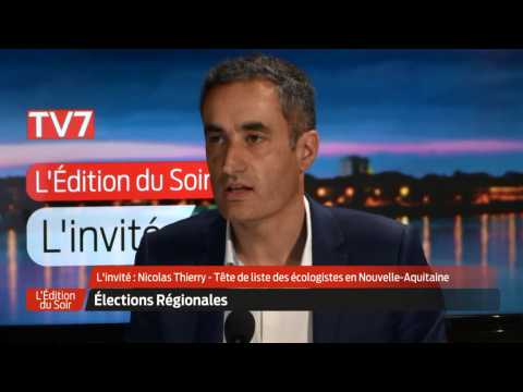 L'Édition du Soir | L'invité | Nicolas Thierry, tête de liste Europe Écologie Les Verts
