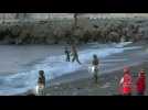 Migrants reaching Ceuta met with force from Spanish police