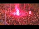Atletico Madrid fans gather to celebrate La Liga title glory