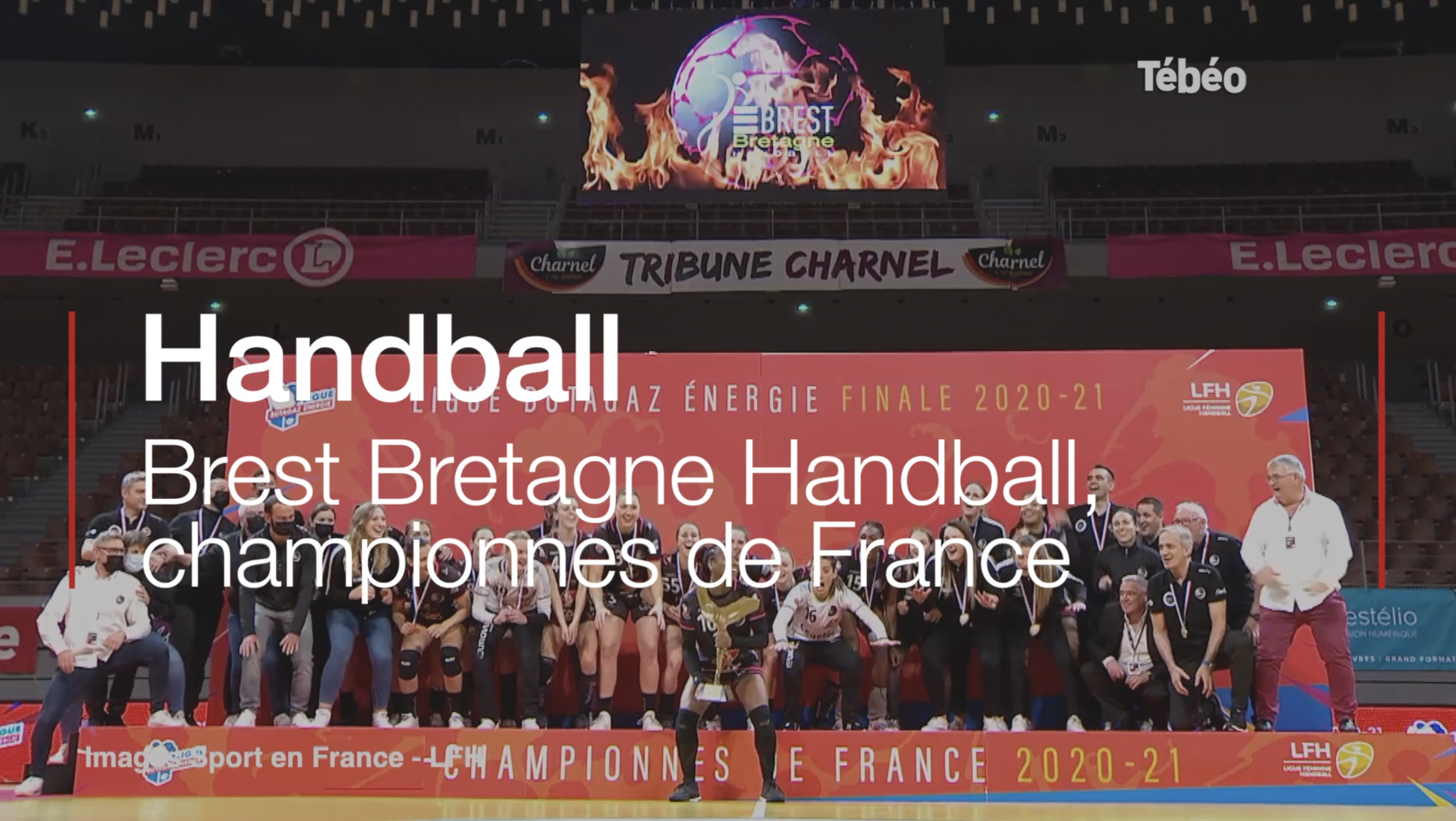 Handball. Brest Bretagne Handball, championnes de France (Le Télégramme)