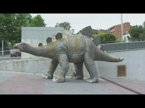Body of man found inside dinosaur statue in Barcelona