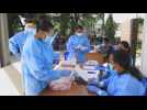 Students in East Timor get tested for COVID-19