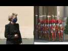 European Commission chief Ursula von der Leyen arrives at the Vatican