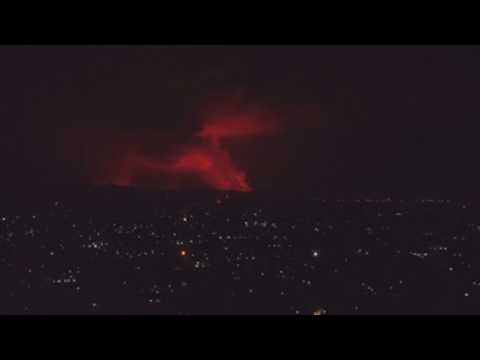 Thousands flee Goma as DRC's Nyiragongo volcano erupts