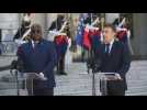 Macron welcomese president of the Democratic Republic of the Congo in Paris