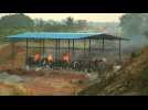 Indian crematorium overwhelmed as country battles catastrophic Covid-19 surge