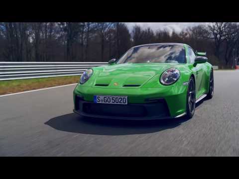 Porsche 911 GT3 (PDK) in Python Green Driving Video