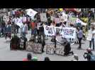 Demonstration in Bogota after new call for protests