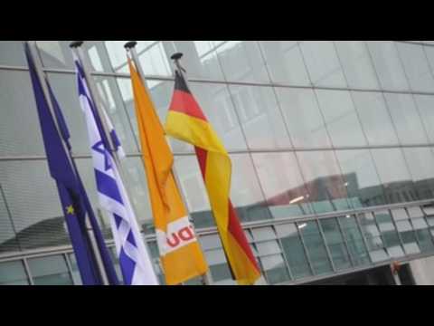 Christian Democratic Union of Germany raises Israeli flag at its headquarters in Berlin