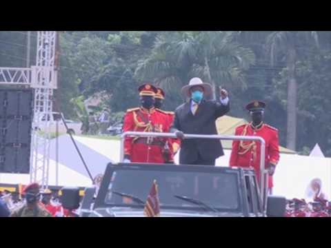Museveni swears in his sixth term as Uganda's leader