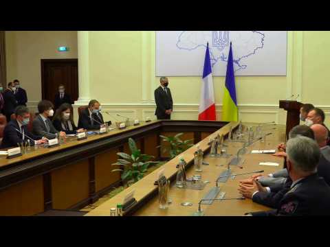 French Economy and Finance Minister Bruno Le Maire visits Ukraine