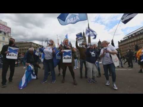 Scottish Independence rally held in Glasgow