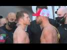 Boxing: Canelo and Saunders face off at weigh-in ahead of Texas unification fight