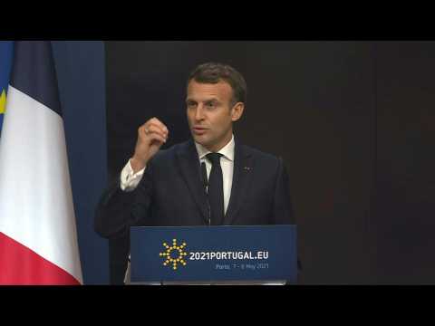 Macron urges US to end Covid vaccine export limits