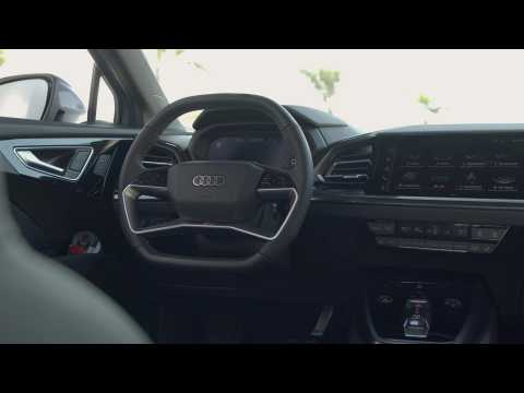 Audi Q4 Sportback e-tron Interior Design in Floret silver