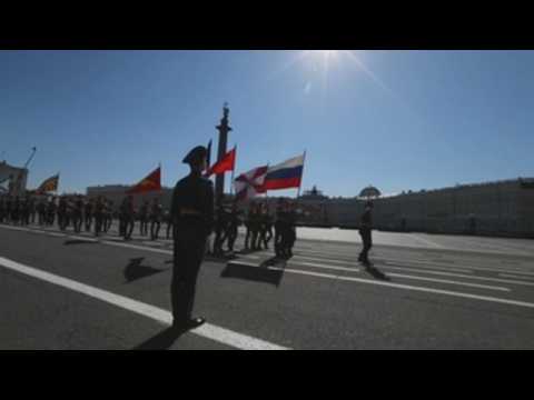Victory Day in St Petersburg