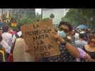 People march in Mexico City to support legalization of marijuana