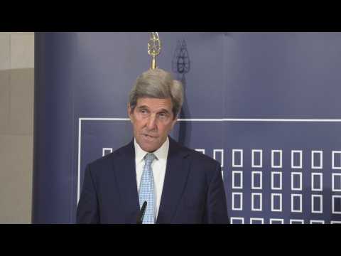Kerry calls in Rome for urgent global action against the climate crisis