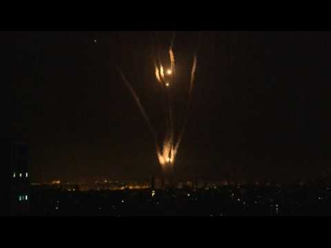 Rockets launched from Gaza towards Israel