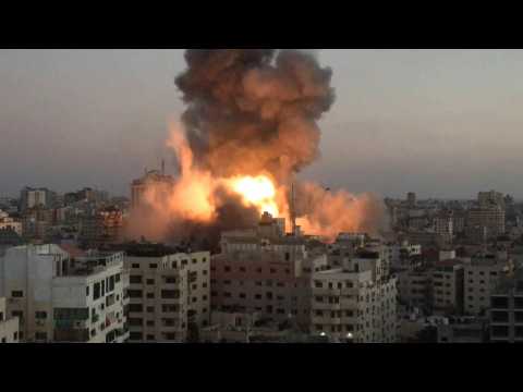 Israeli strikes hit targets in Gaza City