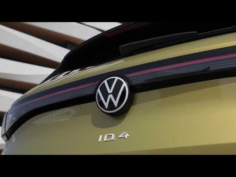 The new Volkswagen ID.4 Exterior Details in Honey Yellow