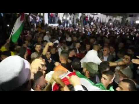 Funeral of young Palestinian killed in clashes with Israeli Army in Hebron