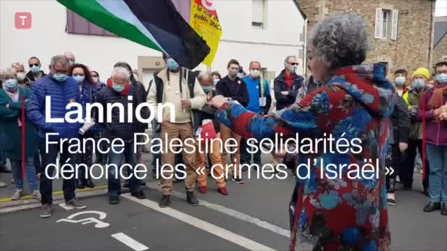 Lannion. France Palestine solidarités dénonce les « crimes d’Israël » (Le Télégramme)