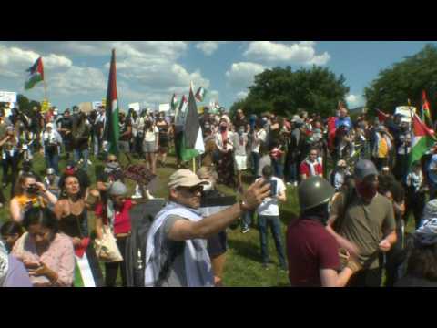 Pro-Palestinian rally held in Washington, DC