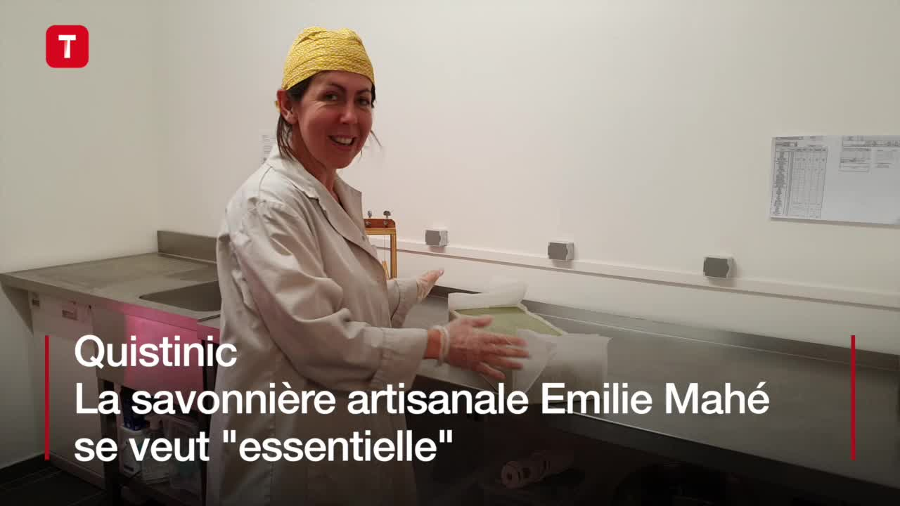 Quistinic. La savonnière artisanale Emilie Mahé se veut "essentielle" (Le Télégramme)