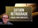 Saturn Retrograde 2021 + Zodiac Sign Forecasts