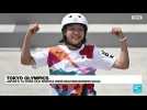 Japan's Nishiya, 13, first women's Olympic skateboard champion