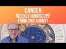 Cancer Weekly Horoscope from 2nd August 2021