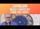 Capricorn Weekly Horoscope from 2nd August 2021