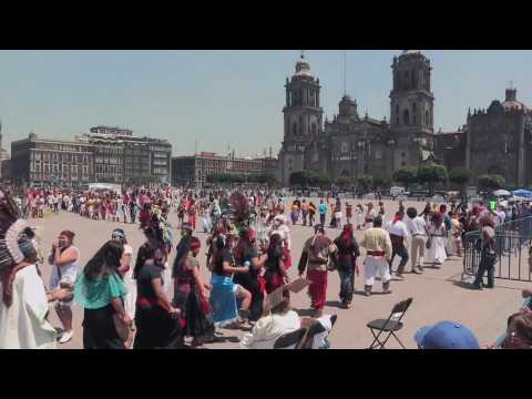 Cultural diversity marks the celebration of the founding of Mexico Tenochtitlan